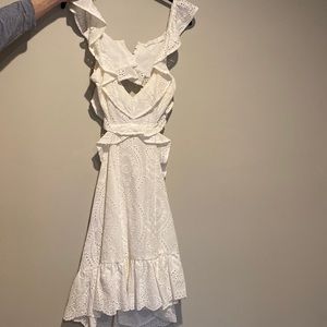 White Lace ASTR Dress